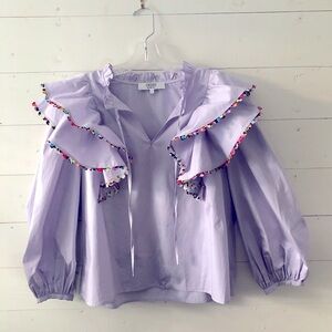 CROSBY by Mollie Burch•Shine Your Bright Blouse•Large